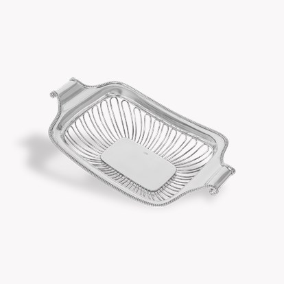 Silver Openwork Bread Basket