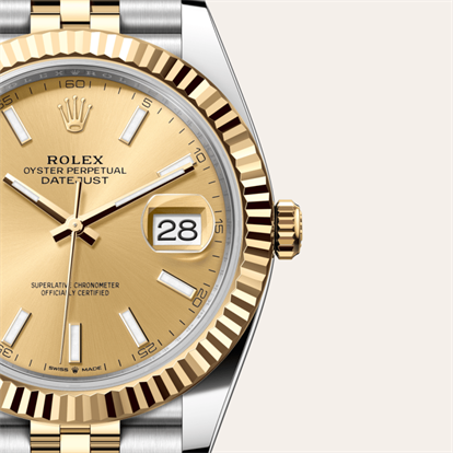Datejust 41, Oyster, 41 mm, Oystersteel and yellow gold watch
