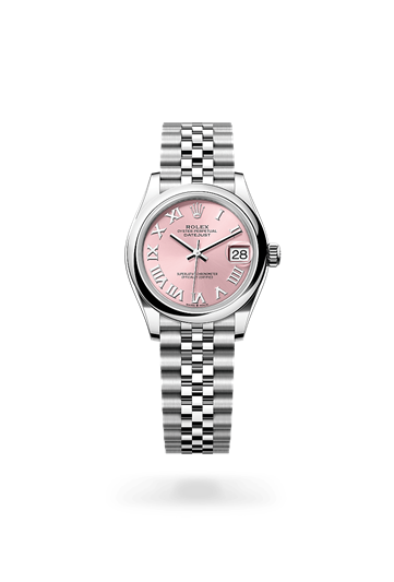 Datejust 31 * Oyster, 31 mm, Oystersteel with a Bright blue Domed bezel and Jubilee, five-piece links bracelet