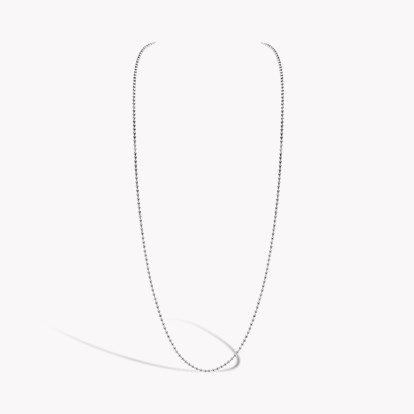 Bohemia Long Gold Necklace in 18ct White Gold