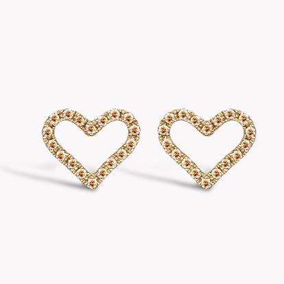 HEART CHARM EARRINGS – ROSA DE LA CRUZ LONDON