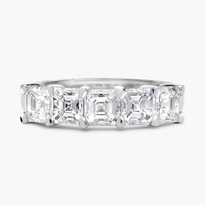 Asscher Cut Diamond Five-Stone Ring