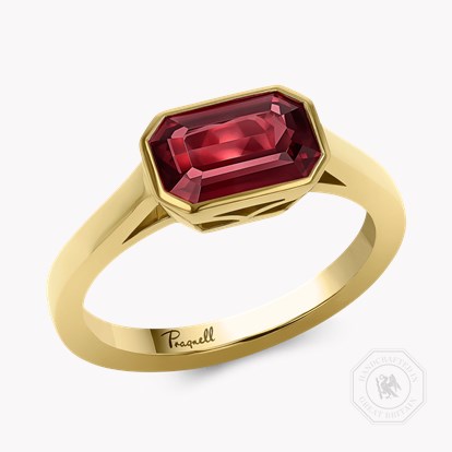 Kingdom 2.07ct Ruby Solitaire Ring in 18ct Yellow Gold 