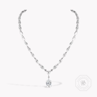 Masterpiece Pear Shaped 8.04ct Type IIA Diamond Pendant