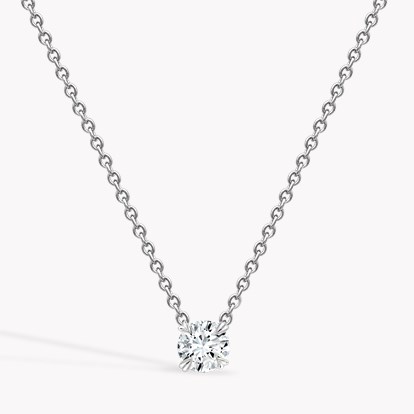 Windsor Botswana Diamond Pendant 0.40ct in 18ct White Gold