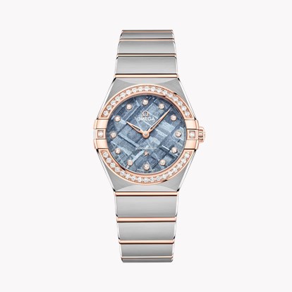OMEGA Constellation O13125286099001 Watch - 28mm, Blue Meteorite  