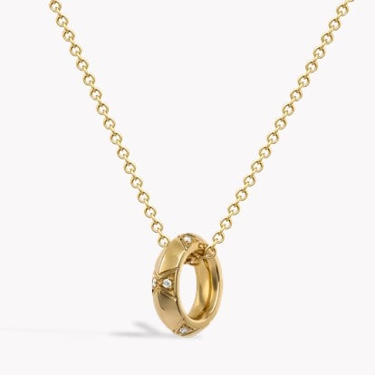 Origins Small Diamond Set Pendant