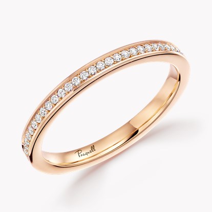 Brilliant Cut Diamond Eternity Ring 0.24ct in 18ct Rose Gold