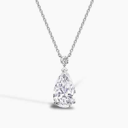 Masterpiece 5.08ct Diamond Solitaire Pendant in Platinum