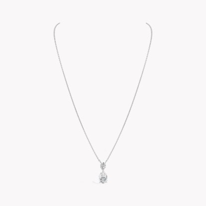 Pear Shaped 0.90ct Diamond Pendant
