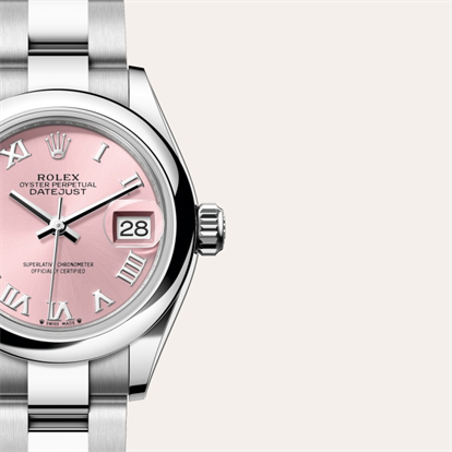 Lady-Datejust, Oyster, 28 mm, Oystersteel watch