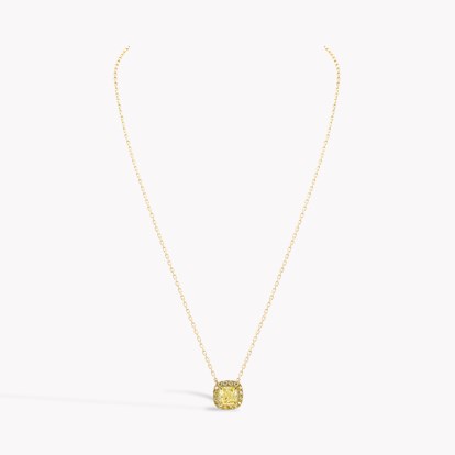 Celestial 1.51ct Kimberley Fancy Yellow Diamond Pendant