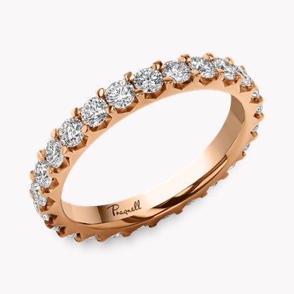 Brilliant Cut Diamond Eternity Ring 1.40ct in 18ct Rose Gold
