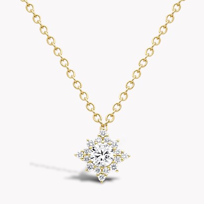 Star Struck Diamond Pendant 0.47ct in 18ct Yellow Gold