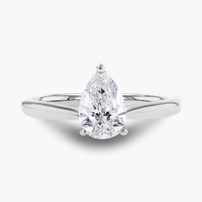 Pear Shaped Diamond Ring
