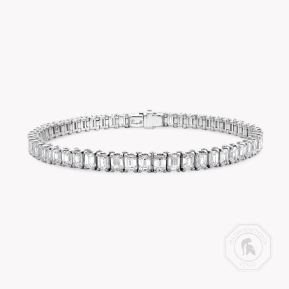 Emerald Cut Diamond Bracelet