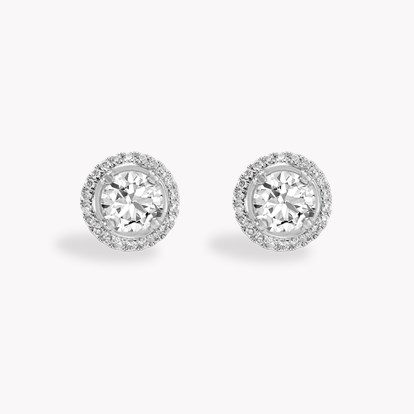 Celestial 1.40ct Diamond Cluster Earrings in Platinum