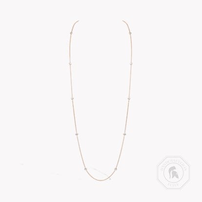 Sundance Heart Diamond Long 80cm Necklace 1.54cts in 18ct Rose Gold 