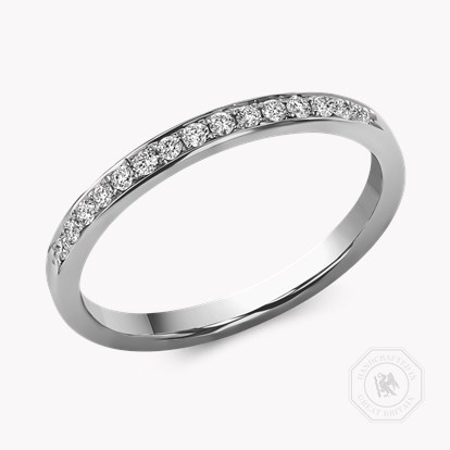 Brilliant Cut Diamond Half Eternity Ring