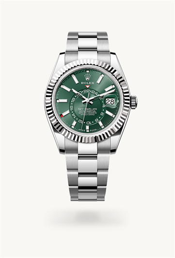 Rolex Sky-Dweller Oyster, 42 mm, Oystersteel and white gold