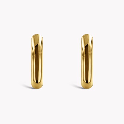 Yellow Gold Small Hoop Earrings