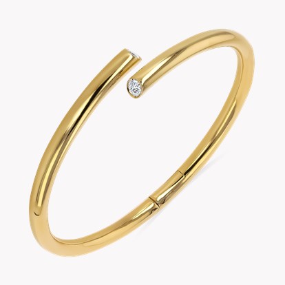 Eclipse 0.34ct Diamond Spring Bangle