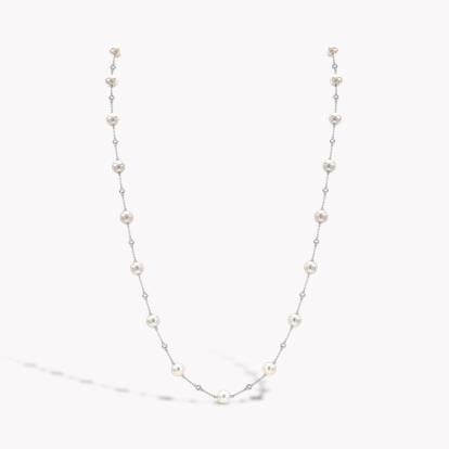 Akoya Pearl Necklace in 18ct White Gold