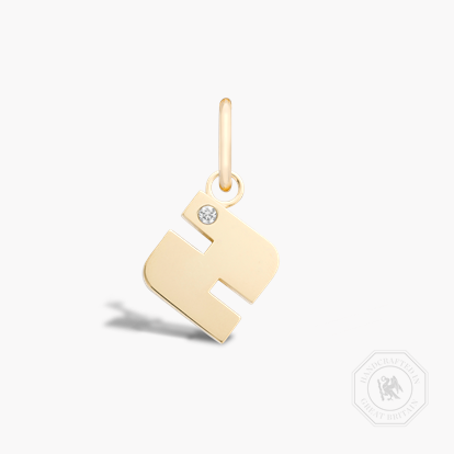 Letter Z Diamond Pendant Charm