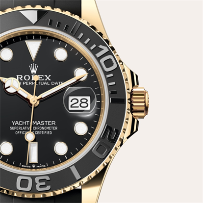 Yacht-Master 42, Oyster, 42 mm, yellow gold watch