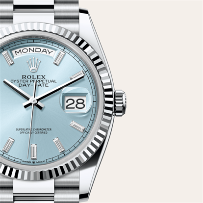 Day-Date 36, Oyster, 36 mm, platinum watch