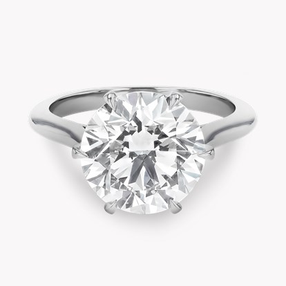 Classic Six-Claw 5.01ct Brilliant Cut Diamond Ring