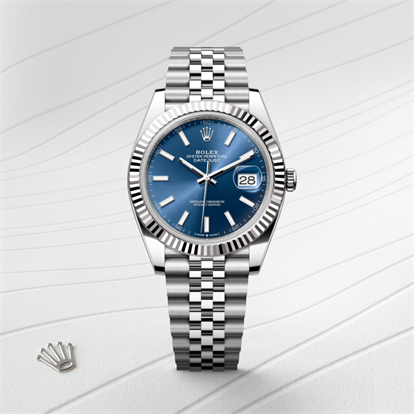 Datejust 41, Oyster, 41 mm, Oystersteel and white gold watch