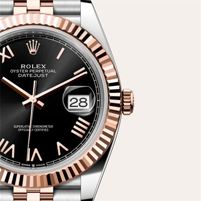 Datejust 41, Oyster, 41 mm, Oystersteel and Everose gold watch