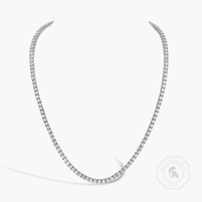 Brilliant Diamond Line Necklace