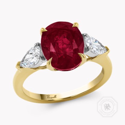 Masterpiece 5.52ct Kenyan Ruby and Diamond Ring