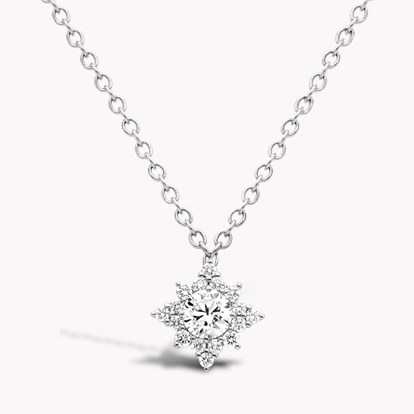 Star Struck Diamond Pendant 0.47ct in 18ct White Gold
