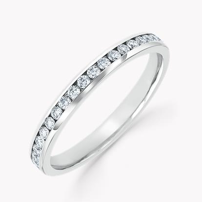 Brilliant Cut Diamond Eternity Ring 0.63ct in Platinum