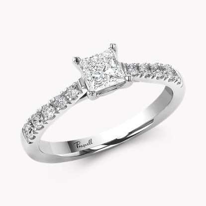 Celestial 0.50ct Princess Cut Diamond Ring in Platinum