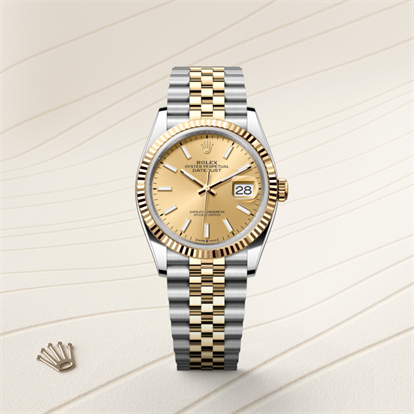 Datejust 36, Oyster, 36 mm, Oystersteel and yellow gold watch