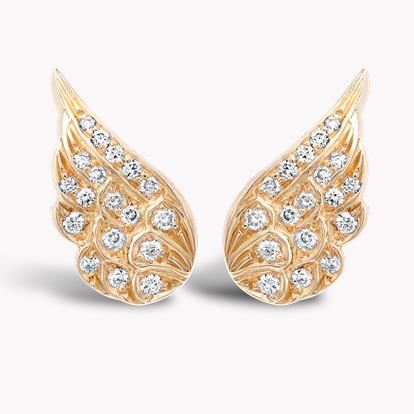 Tiara Small Diamond Earrings 0.20ct in 18ct Rose Gold