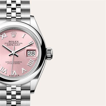Lady-Datejust, Oyster, 28 mm, Oystersteel watch