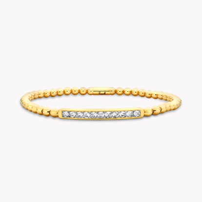 RockChic Diamond Expandable Bangle 0.73ct in 18ct Yellow Gold