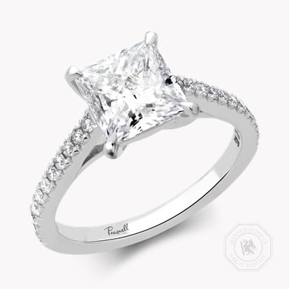 Aurora 2.04ct Princess Cut Diamond Ring in Platinum