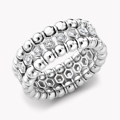  Bohemia 0.73ct Diamond Expandable Three Row Ring 0149031