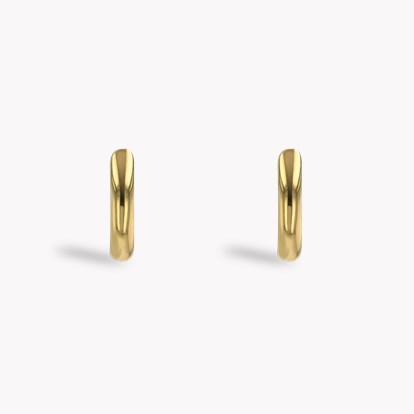Havana Gold Hoop Earrings