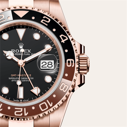 GMT-Master II, Oyster, 40 mm, Everose gold watch