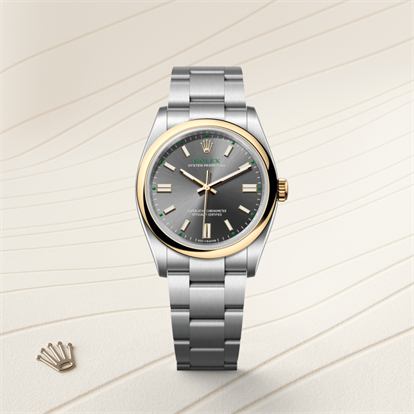 Oyster Perpetual 36, Oyster, 36 mm, Oystersteel and yellow gold watch
