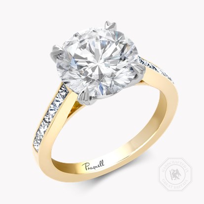 Gatsby 4.12ct Brilliant Cut Diamond Ring in 18ct Yellow Gold