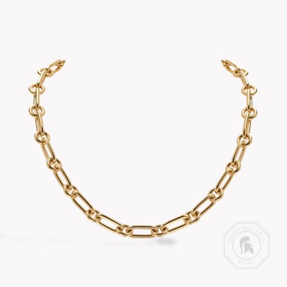 Mini Havana 0.10ct Diamond Necklace in 18ct Yellow Gold