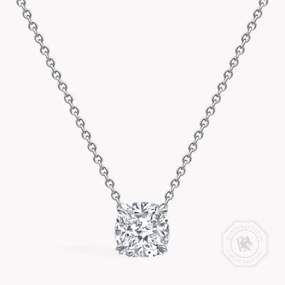 Windsor 1.01ct Cushion Diamond Pendant in 18ct White Gold 